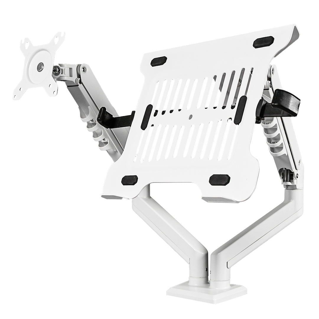 DA106 Dual Screen Monitor Stand with Laptop Tray