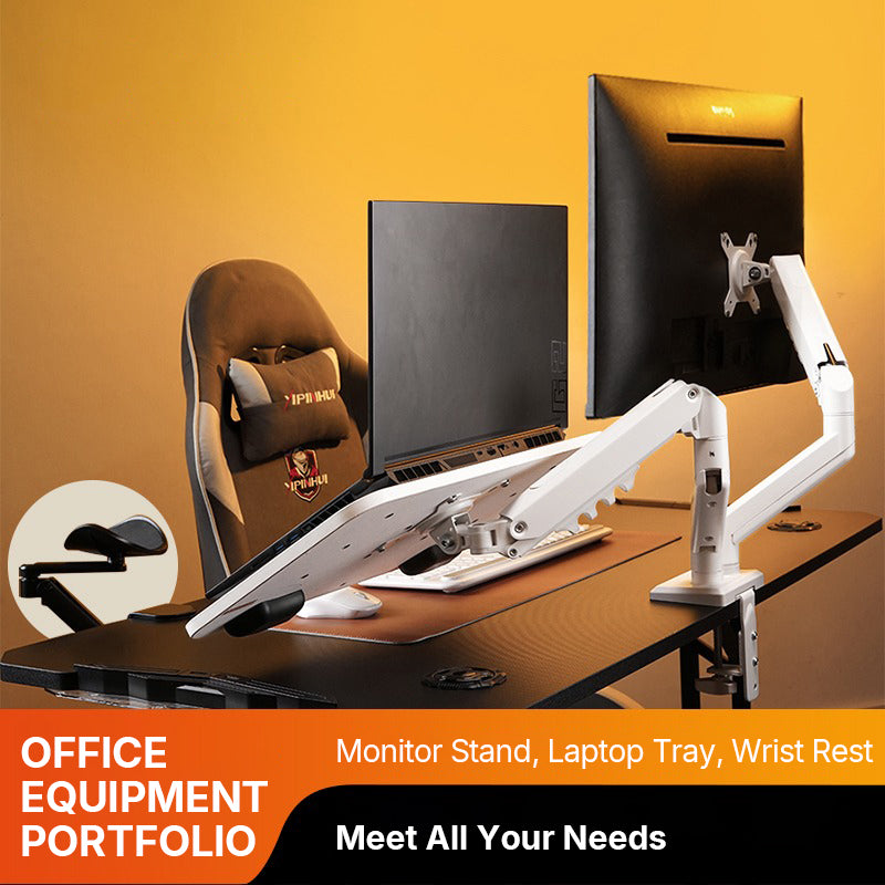 DA106 Dual Screen Monitor Stand with Laptop Tray