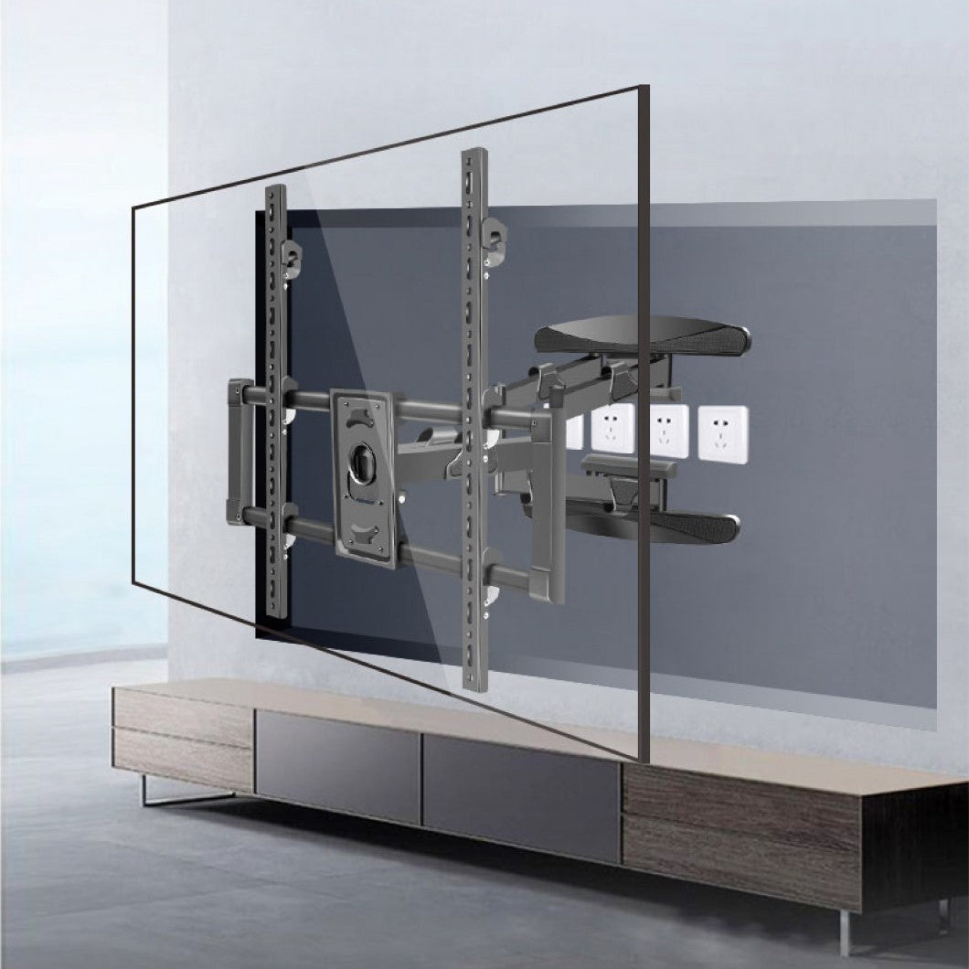 DY638D Heavy-Duty Articulating TV Wall Mount | 50"–80" | VESA 600×600 mm