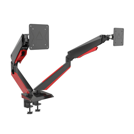 GE44 Dual Monitor Gaming Dazzle Arm with RGB (15"–32")