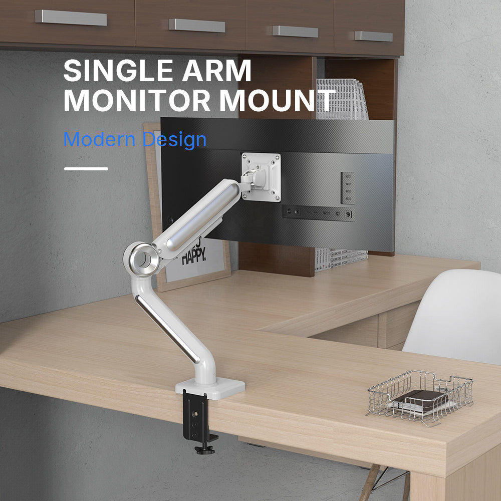 GE61 Single Arm Aluminum Alloy Monitor Stand