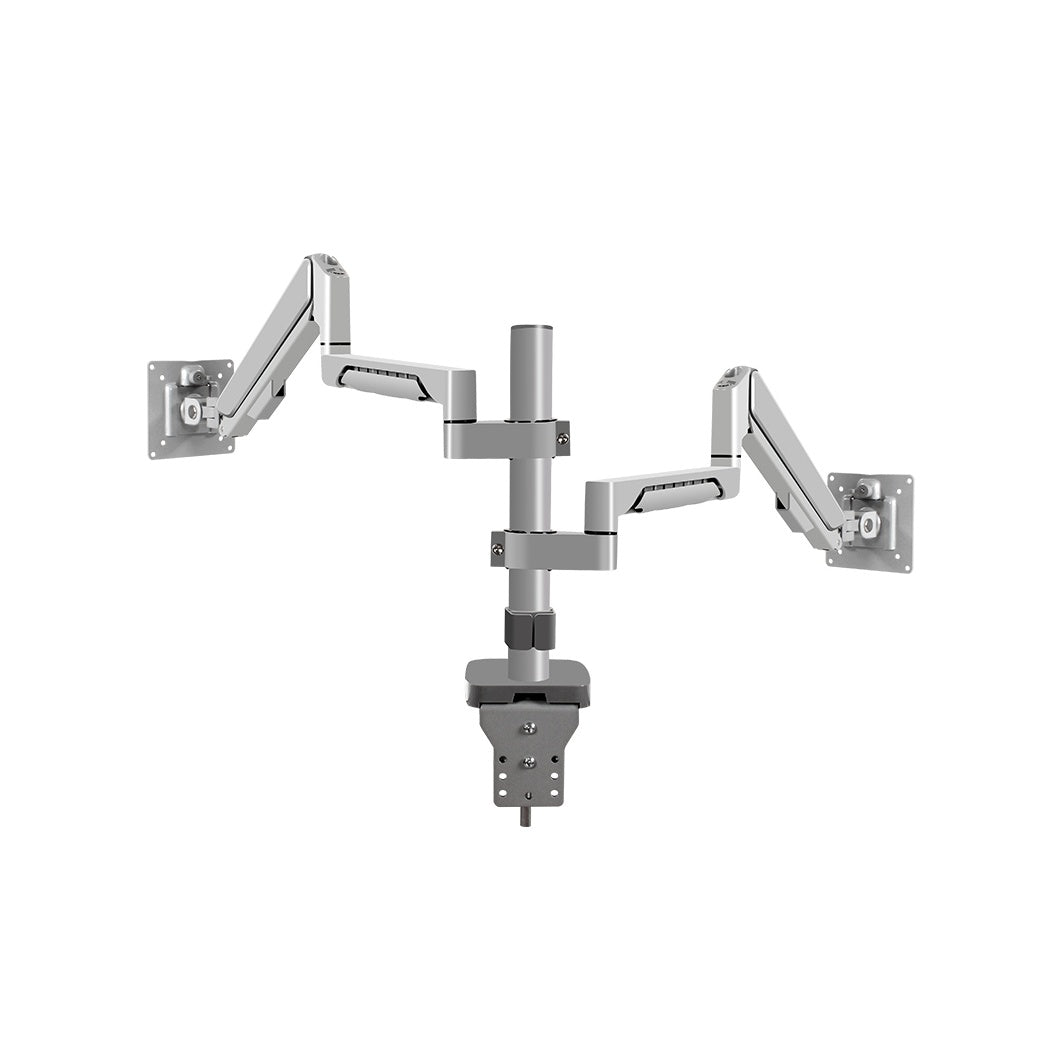 H11G Gas Spring Dual Monitor Arm – 17″–36″