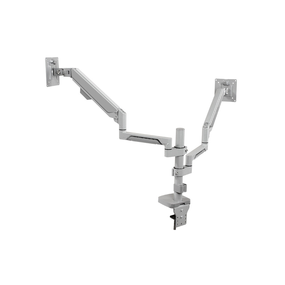 H11G Gas Spring Dual Monitor Arm – 17″–36″