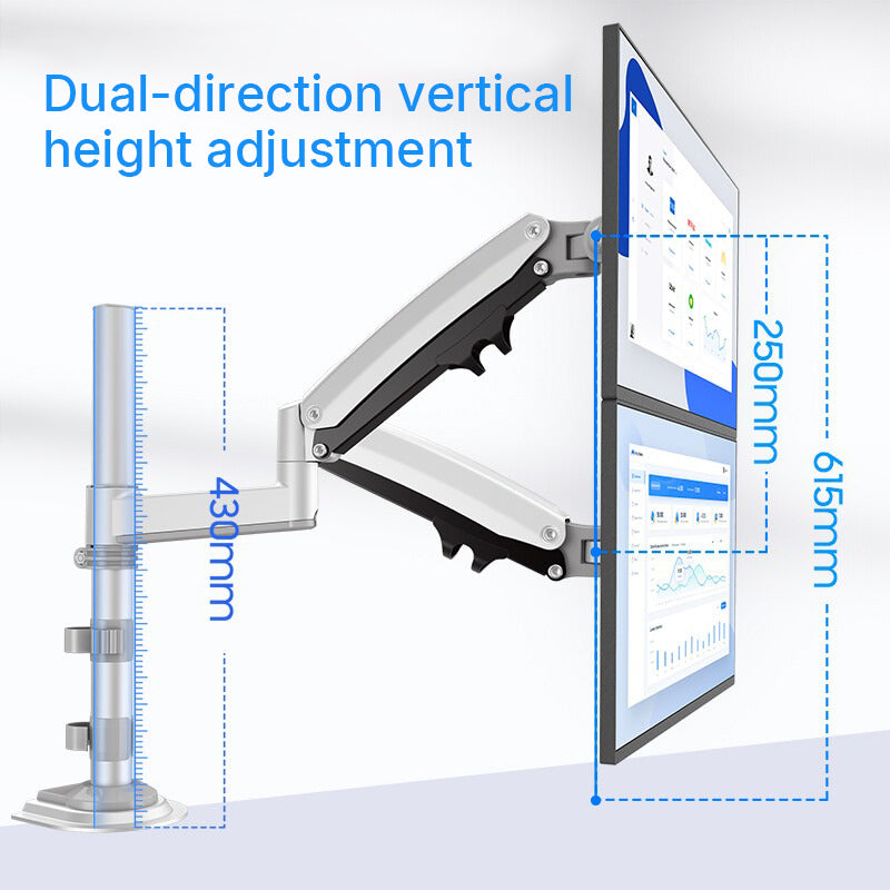 H180 Desktop Dual Monitor Arm Bracket Mount