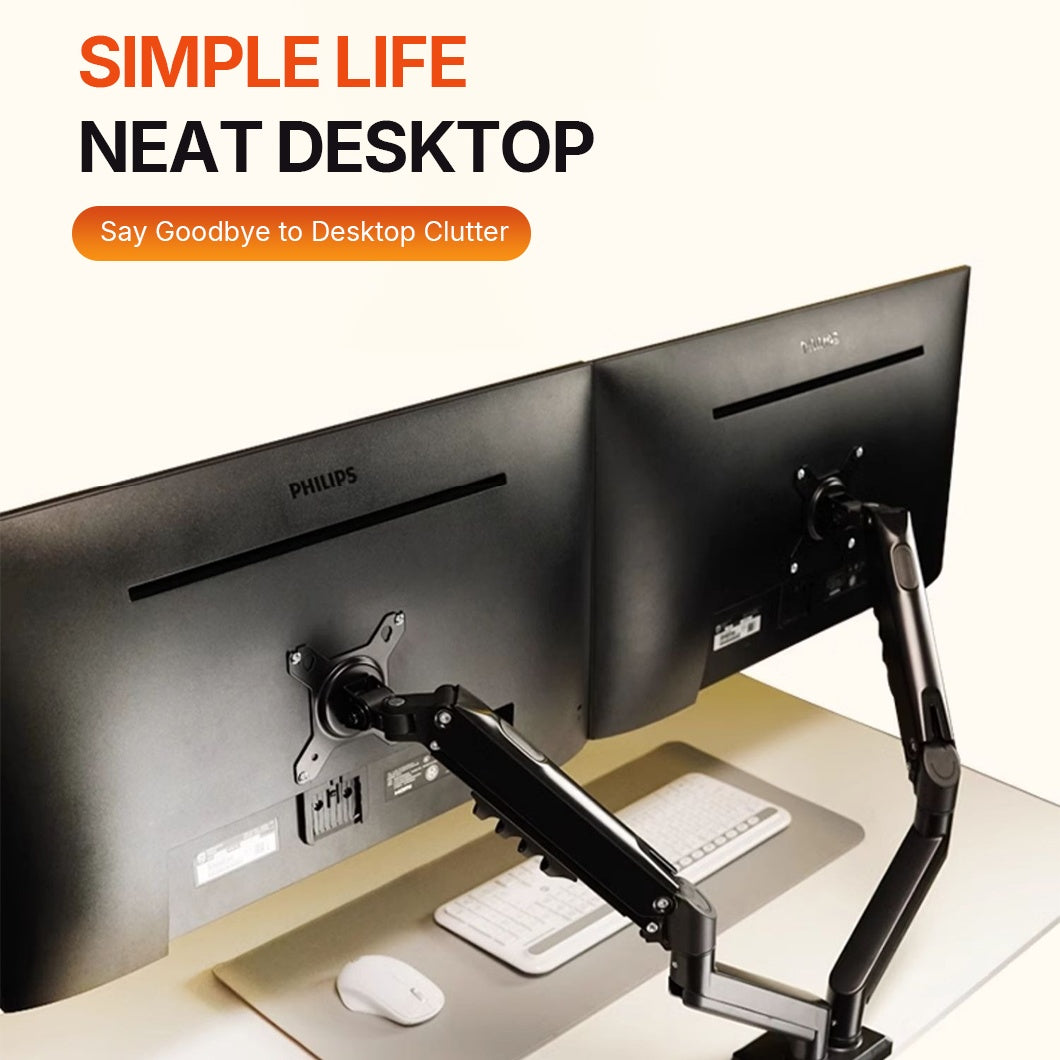 DA106 Dual Screen Monitor Stand with Laptop Tray