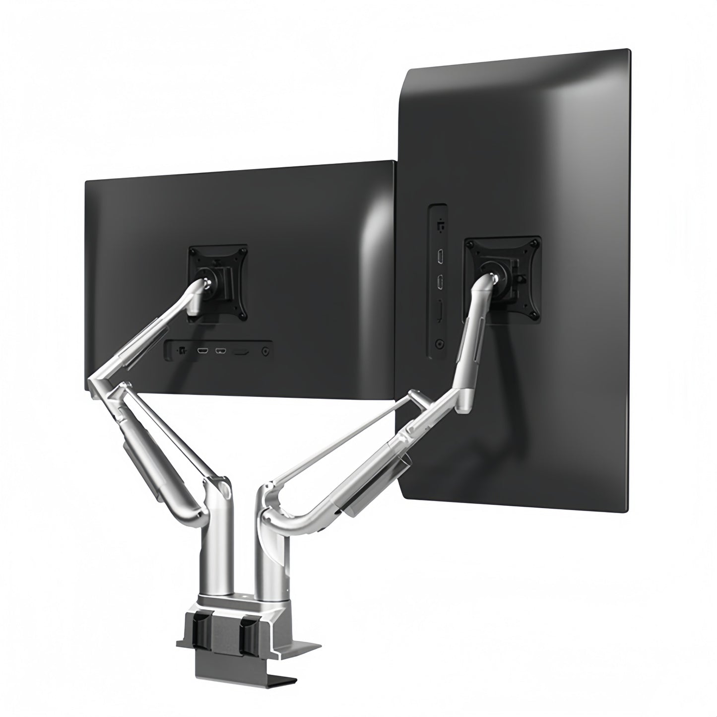 K200 Premium Full-Aluminum Dual Monitor Mount – 24"-34" Screens