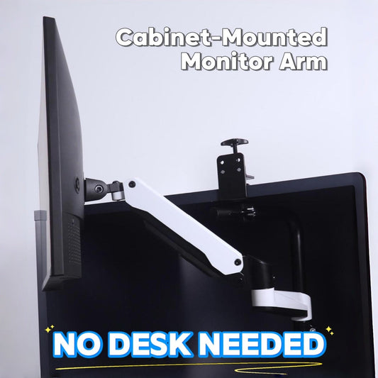 Dorm Room Game-Changer: Swelix Cabinet Hanging Monitor Arm for Small Spaces