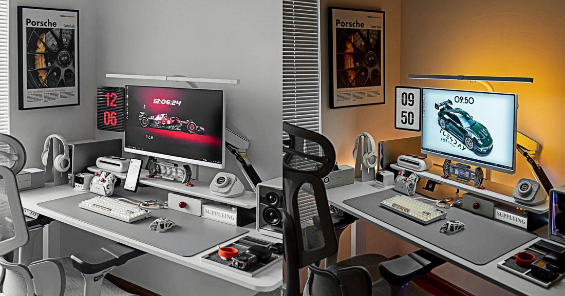 Desk Setup Lighting Inspiration | The One Thing That Completely Changed My Workspace Atmosphere