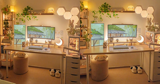 Girls’ Cozy Desk Setup Inspiration | A Soft Healing Workspace You’ll Never Want to Leave