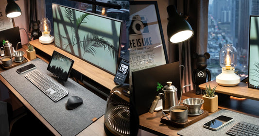 Cozy Desk Setup Inspiration | My Favorite Rainy Day Workspace for Coffee and Quiet Moments
