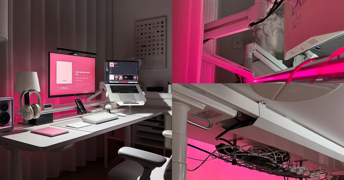 Wireless Desk Setup Inspiration: How I Keep My Desk Clean and Clutter-Free