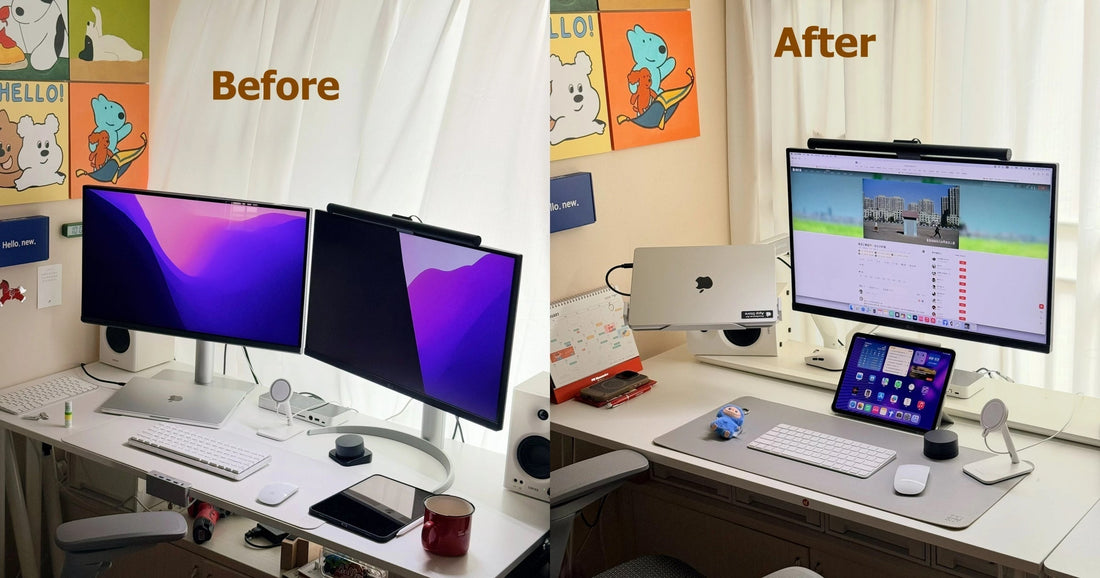 Dual Monitor Desk Setup Inspiration: A Simple Upgrade That Changed My Workflow