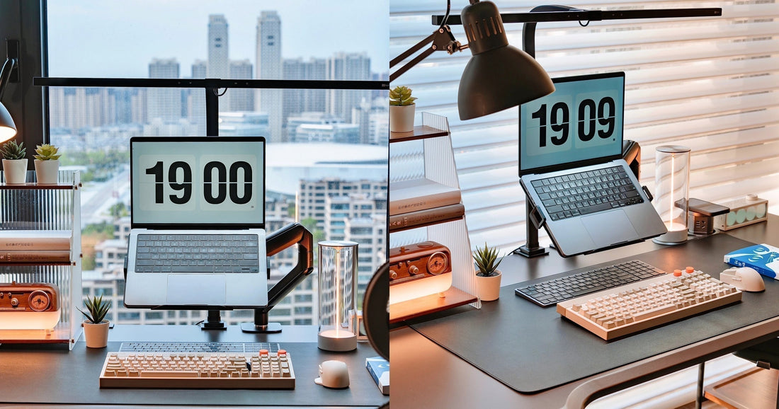 Laptop Desk Setup Inspiration: How I Finally Freed My Desk Space with a Floating Laptop Stand