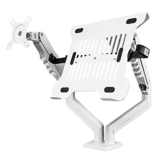 DA106 Dual Screen Monitor Stand with Laptop Tray