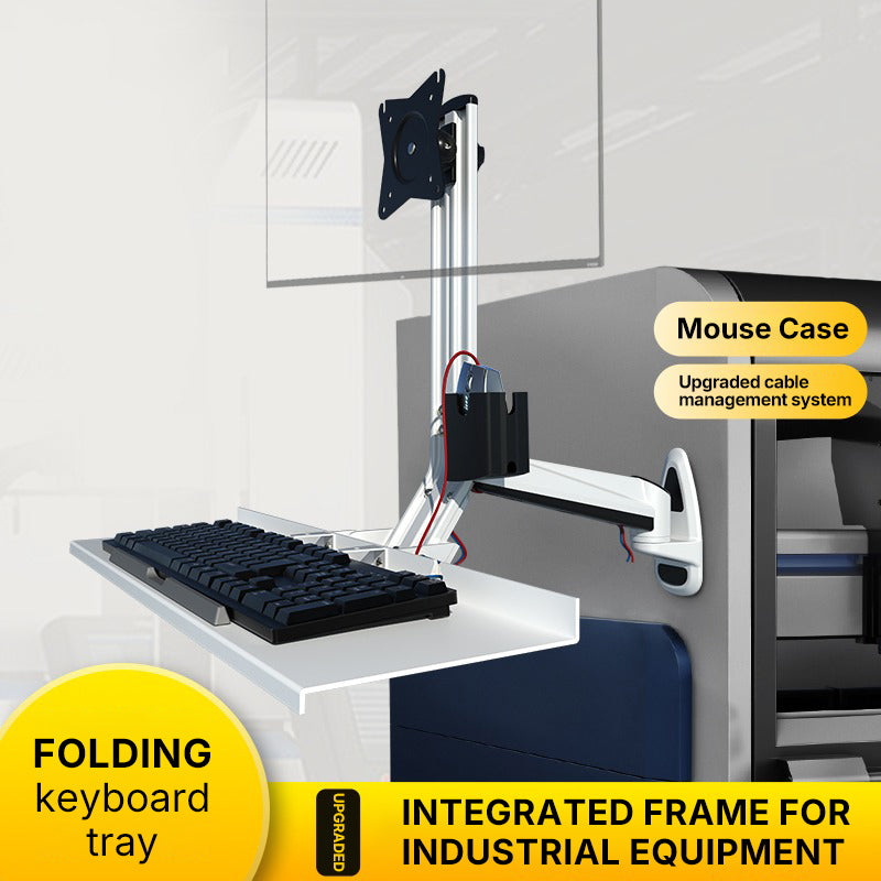 DC104W Industrial Wall-Mounted Display & Keyboard Arm