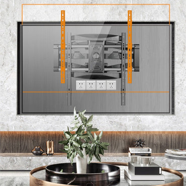 DY638D Heavy-Duty Articulating TV Wall Mount | 50"–80" | VESA 600×600 mm