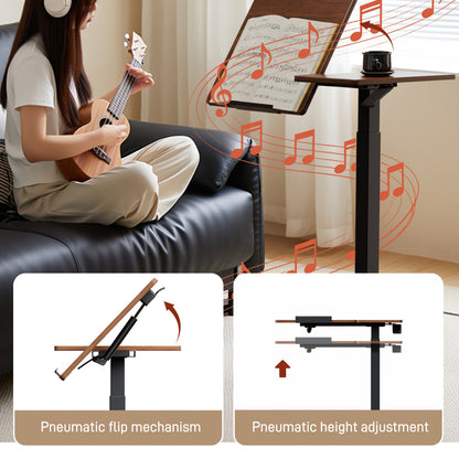 FA116 Pneumatic Split-Top Height-Adjustable Removable Desk