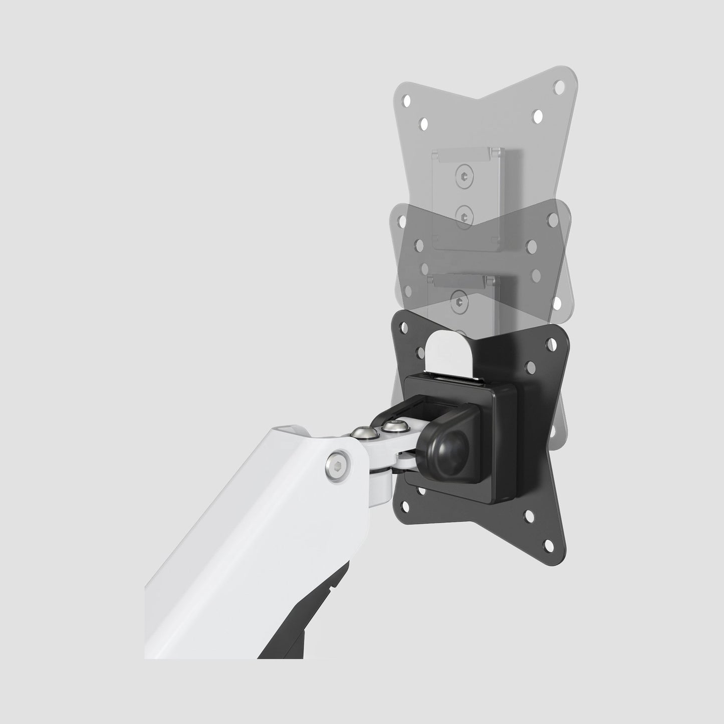 GA12W Gas Spring Wall Mount Monitor Arm 15"-32" Screens