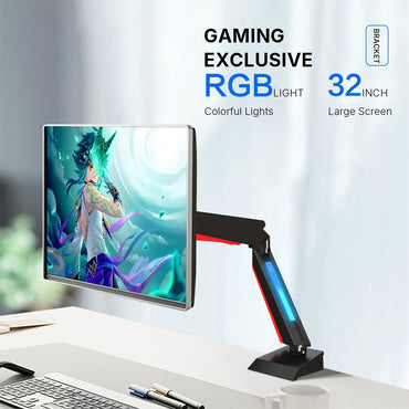 GE22 Gas Spring RGB Single Monitor Arm