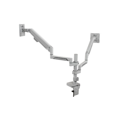 H11G Gas Spring Dual Monitor Arm – 17″–36″
