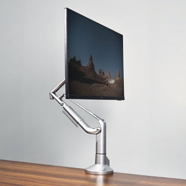 K100 Premium Full-Aluminum Single Monitor Stand – 24"-34" Screens