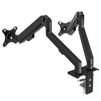 M22G Folding & Rotating Dual Monitor Arm — 17–30″ Screens