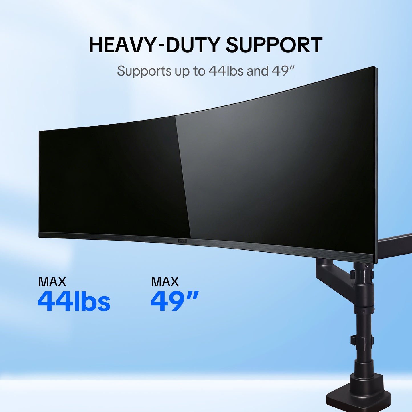 MD01 Premium Dual Monitor Arm for 15"-49" Monitors | 20kg per Arm