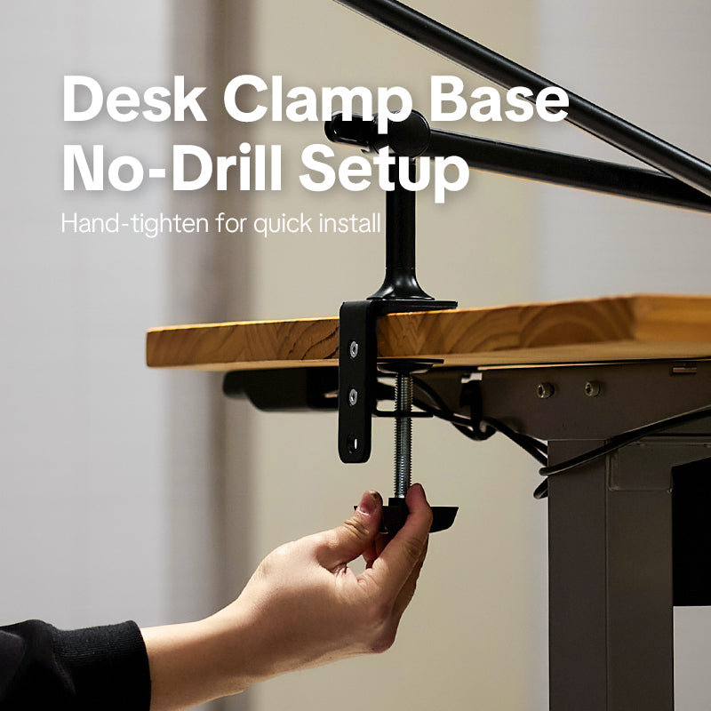 Swelix TP01 Adjustable Tablet Stand for Desk & Bed – Aluminum iPad Holder Arm with 360° Rotating Clamp, Fits 4.7"–13.5" Tablets & Phones