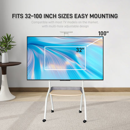 TC003 Universal Adjustable TV Floor Cart 32"-100" TVs