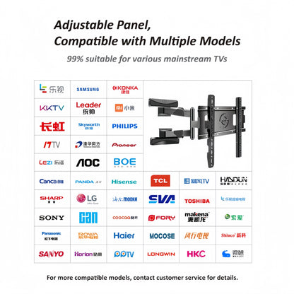 DY479XZ Full-Motion TV Wall Mount – 32–70″