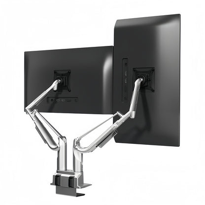 K200 Premium Full-Aluminum Dual Monitor Mount – 24"-34" Screens