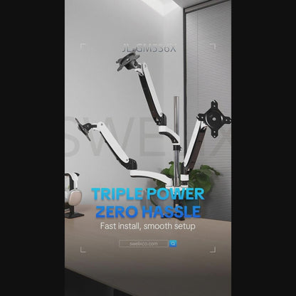 JL-GM536X Triple Monitor Stand